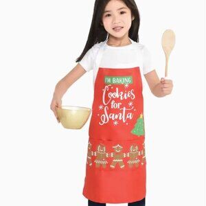 NEW - 🎄 "Cookies for Santa" Child Apron 🎄
